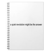 Stil revolutie notitieboek (Voorkant)