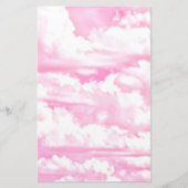 Stil Roos wolken decor Briefpapier (Voorkant)
