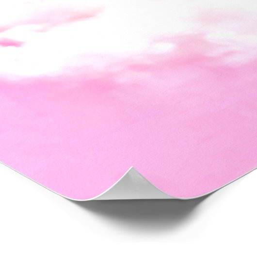 Stil Roos wolken decor Poster (Hoek)