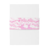 Stil Roos wolken decor Uitnodigingen Wikkel (Achterkant Voorbeeld)