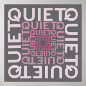 Stil roze Word Cloud Poster (Voorkant)