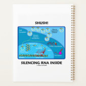 Stil! Silencing RNA Inside Biology Humor Planner (Achterkant)