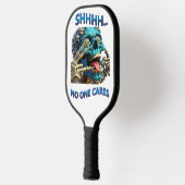 Stil skelet: Shhh, niemand geeft erom Pickleball Paddle (Links)