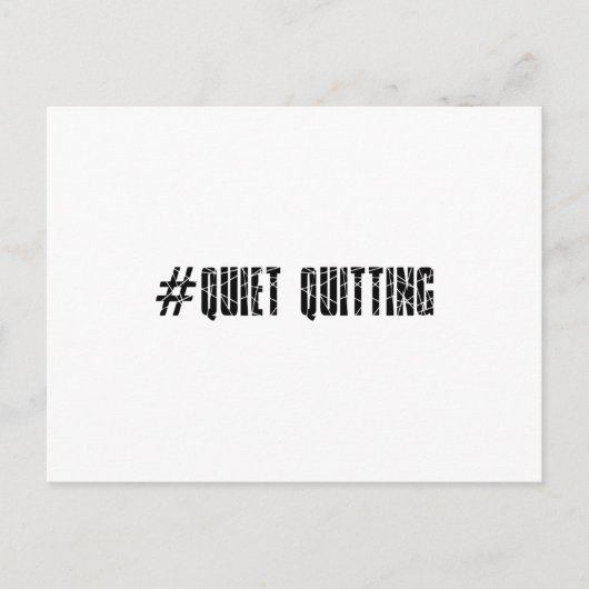 Stil stoppen briefkaart (Voorkant)