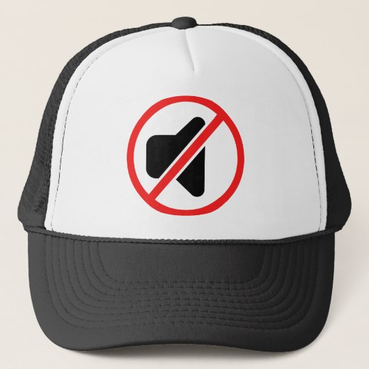 Stil stoppen trucker pet (Voorkant)