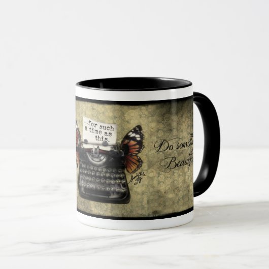 Stil-tijd Mokken, doe iets moois Mok (Voorkant rechts)