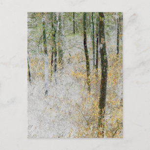 "Stil" - Transformeerde foto van bomen in een bos Briefkaart