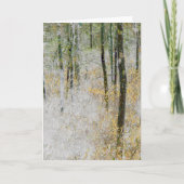 "Stil" - Transformeerde foto van bomen in een bos Kaart (Voorkant)
