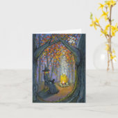 Stil vannacht met de Fire Note Card Kaart (Gele Bloem)