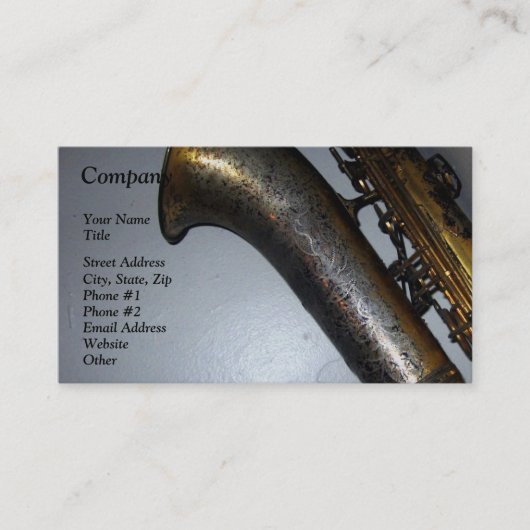 "Stil wachten" Visitekaartje (Voorkant)