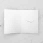 Stil Water Zeemeermin Baby Shower Bedankkaartjes Bedankkaart (Binnen)