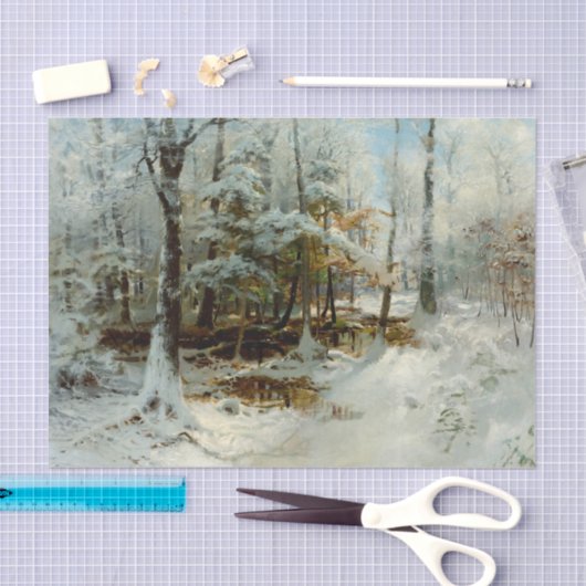 Stil Winter namiddag, ontkoppeling Tissuepapier (Craft)