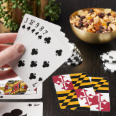 Stileer maryland State Flag Decord Pokerkaarten (Insitu)