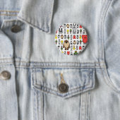 Stileer TWEETY™ en vrienden Ronde Button 5,7 Cm (In situ)