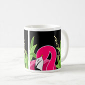 Stileerde roze flamingo Bird Koffiemok (Voorkant rechts)