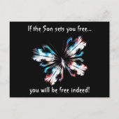 Stileerde vlinder 2 briefkaart (Voorkant)