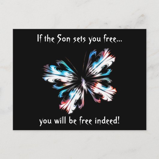 Stileerde vlinder 2 briefkaart (Voorkant)