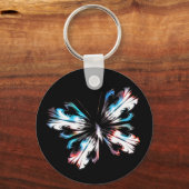 Stileerde vlinder 2 sleutelhanger (Voorkant)