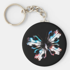 Stileerde vlinder 2 sleutelhanger