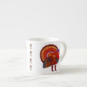 Stileren Turkije Espresso Kop (Voorkant rechts)