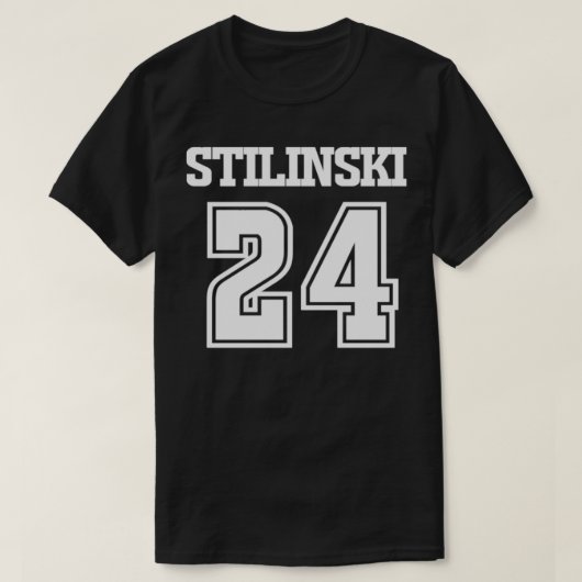 Stiles Stilinski Lacrosse Jersey Back 1344 T-shirt (Design voorkant)