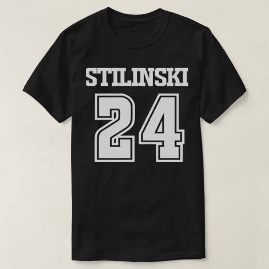 Stiles Stilinski Lacrosse Jersey Terug 1 T-shirt (Design voorkant)