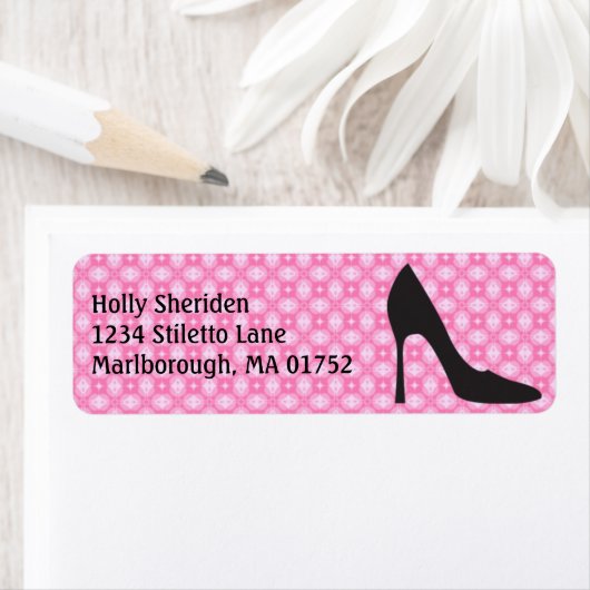 Stiletto adreslabel etiket (Insitu)