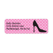 Stiletto adreslabel etiket (Voorkant)