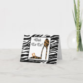 "Stiletto Attitude"-notiecards Kaart (Voorkant)