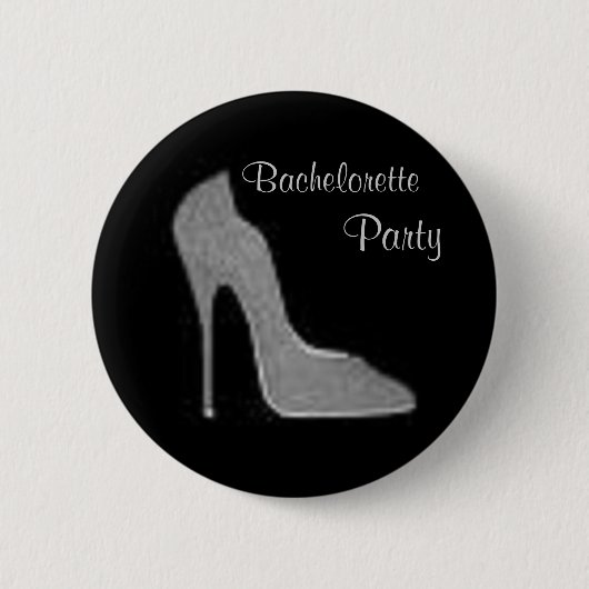 Stiletto Bachelorette Party Ronde Button 5,7 Cm (Voorkant)