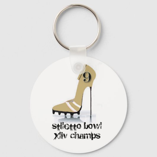 Stiletto Bowl XLIV-kampioenschap, keyring Sleutelhanger (Voorkant)