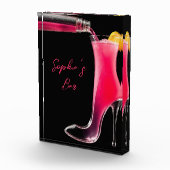 Stiletto en Cocktail-Bar display Fotoblokken (Rechts)