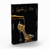 Stiletto en Mousserende Wijn-Bar display Fotoblokken (Links)