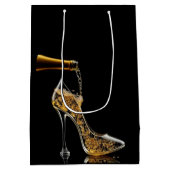 Stiletto en mousserende wijn medium cadeauzakje (Achterkant)