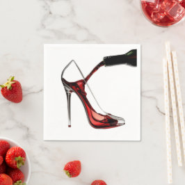 Stiletto en Wijn Servet