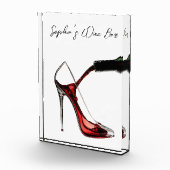 Stiletto en wijn-wijnbar fotoblokken (Rechts)