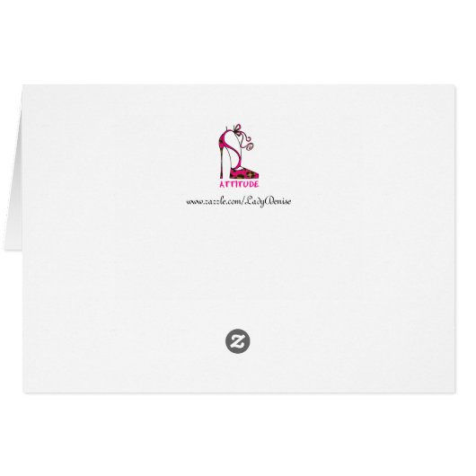 "Stiletto Gang Member"-kaarten (Achterkant Horizontaal)