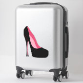 STILETTO HOGE HAK SCHOEN CUSTOM GESNEDEN DECAL STI STICKER (Koffer)