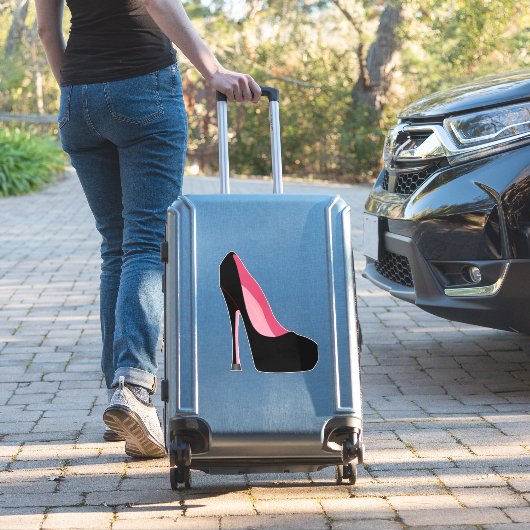 STILETTO HOGE HAK SCHOEN CUSTOM GESNEDEN DECAL STI STICKER (Koffer Insitu)