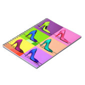 Stiletto pompen, hoge hakken Poster kunst Notitieboek (Linkerzijde)