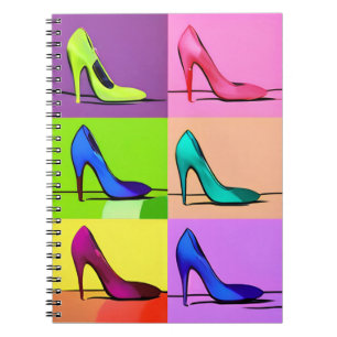 Stiletto Pumps, Hoge Hakken Poster Kunst Notitieboek