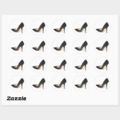 Stiletto Ronde Sticker (Vel)