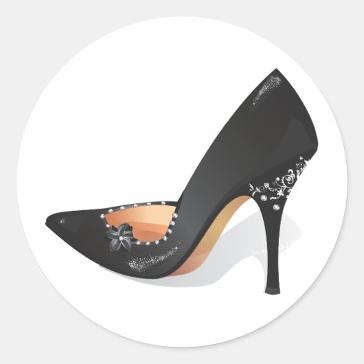 Stiletto Ronde Sticker (Voorkant)