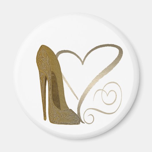  stiletto schoen harten magneet (Voorkant)