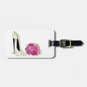 Stiletto Shoe Art Bagagelabels