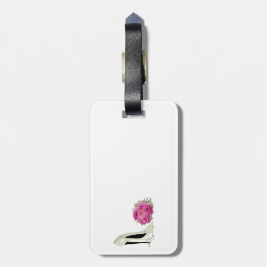 Stiletto Shoe Art Bagagelabels (Achterkant verticaal)