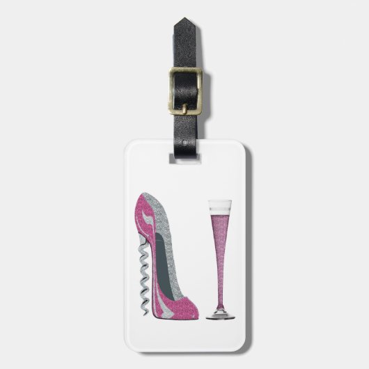 Stiletto Shoe Art Bagagelabels (Voorkant verticaal)