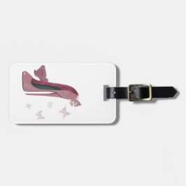 Stiletto Shoe Art Bagagelabels