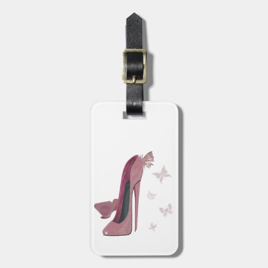 Stiletto Shoe Art Bagagelabels (Voorkant verticaal)