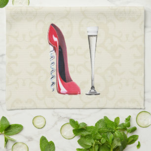 Stiletto Shoe Art Napkins Theedoek